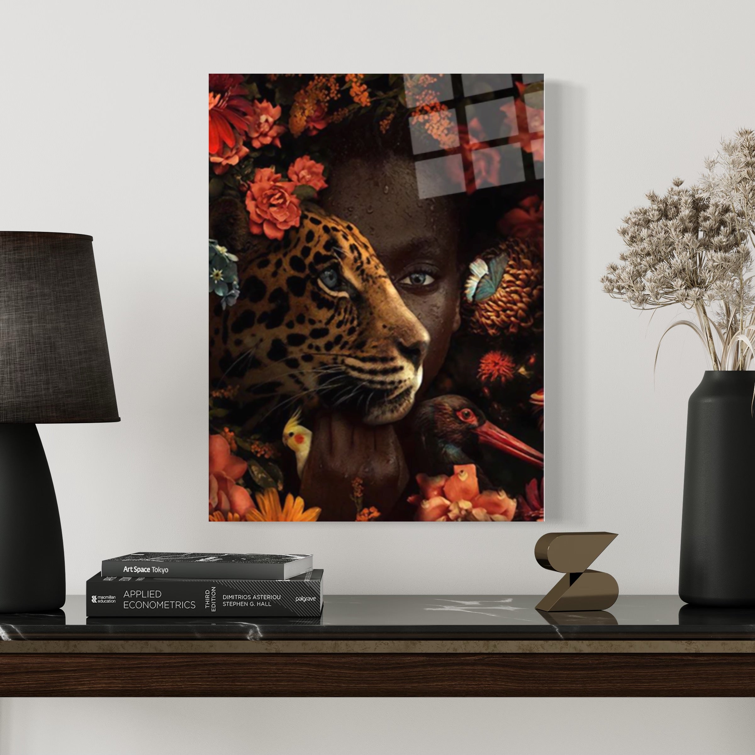 Tiger & Woman Wall Art