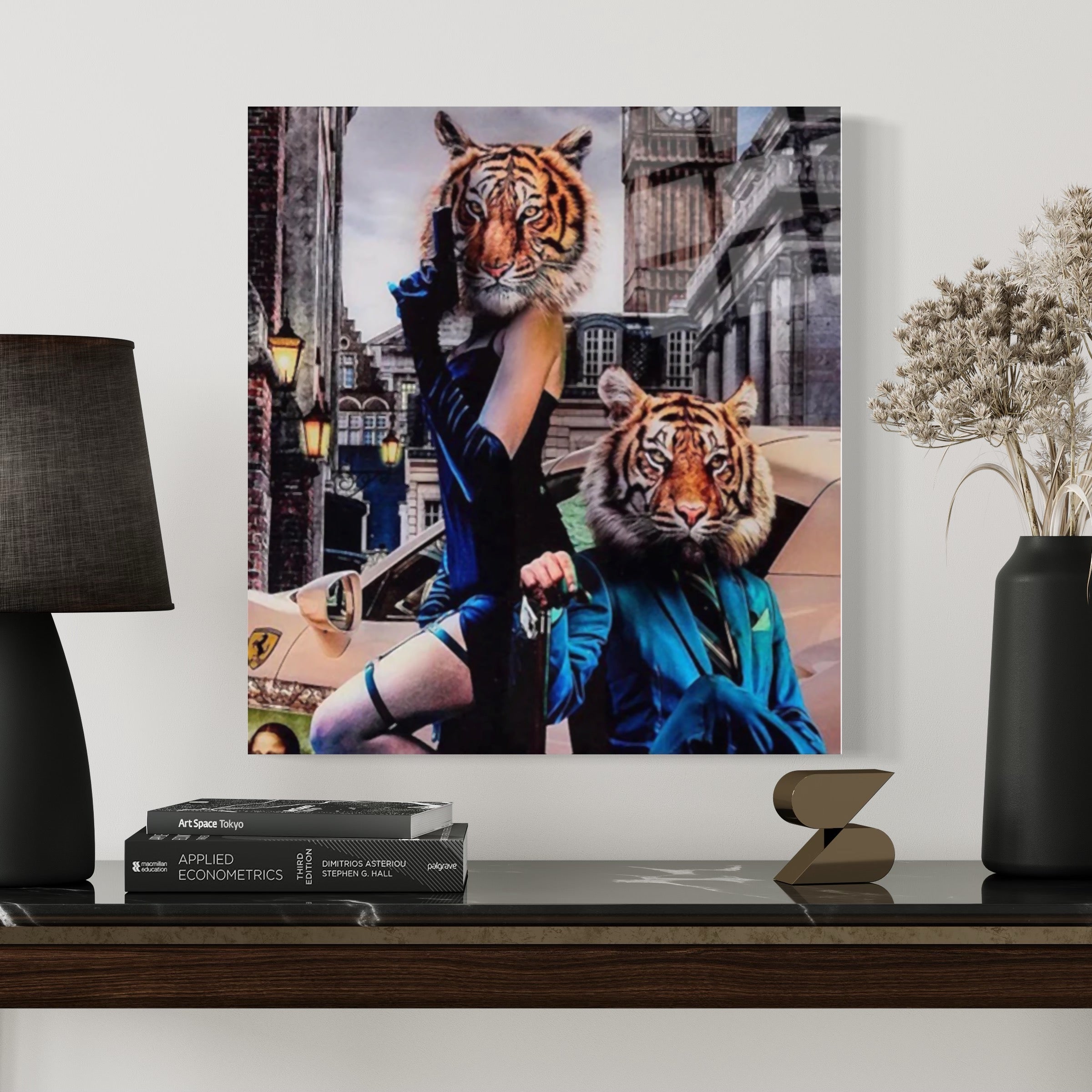 Tiger In Dress Wall Art