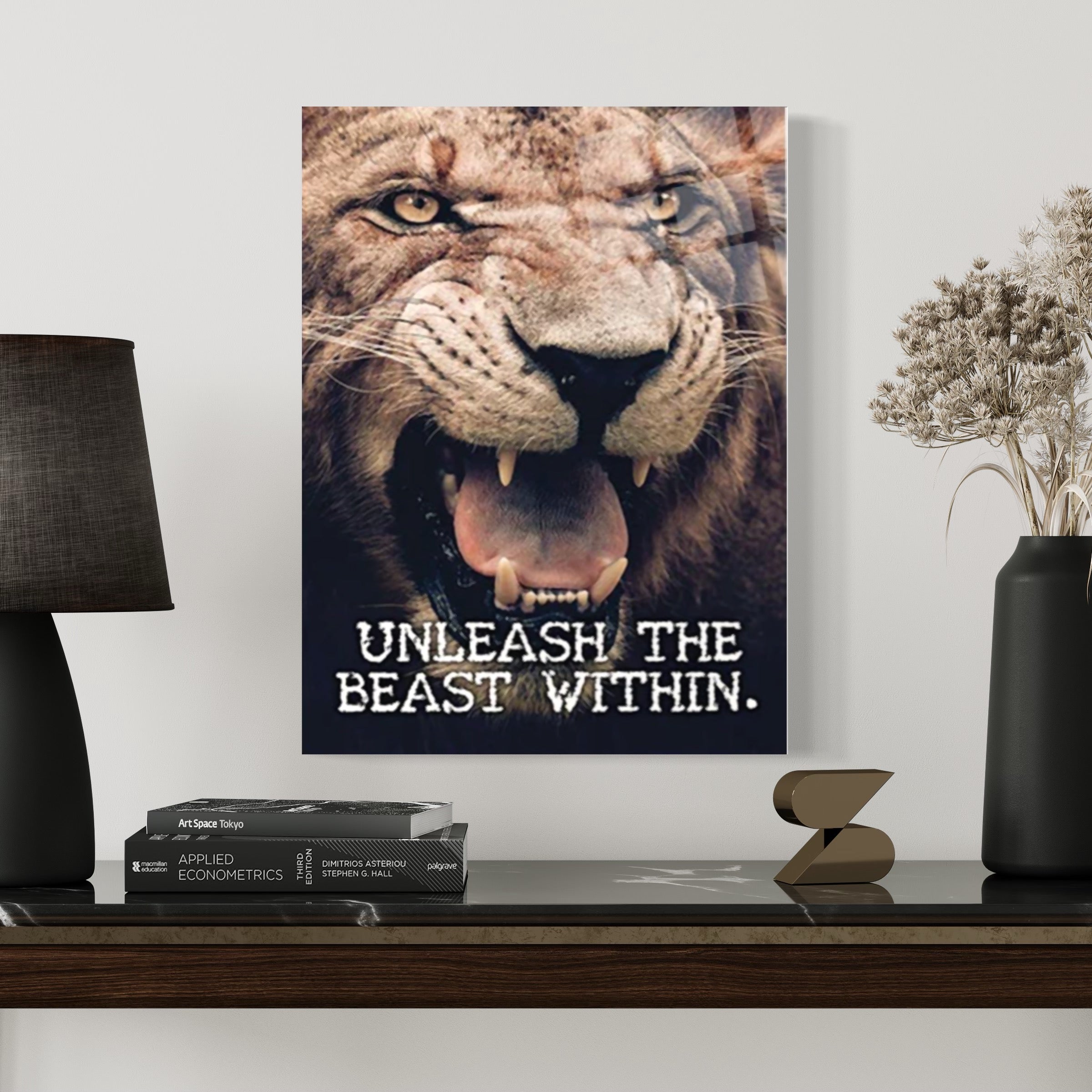 Unleash The Beast Quote Wall Art