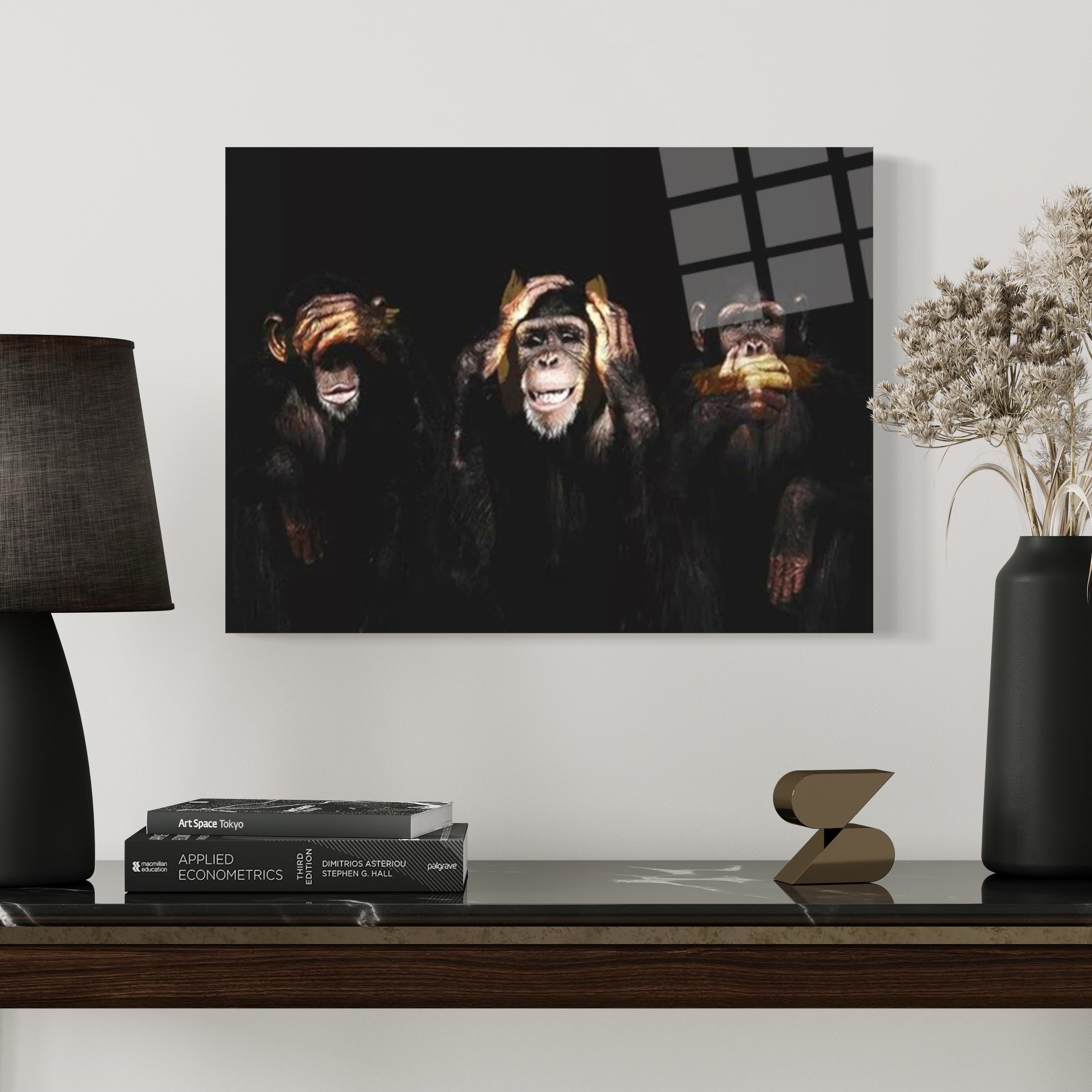 The Three Monkeys - Glass Art Store