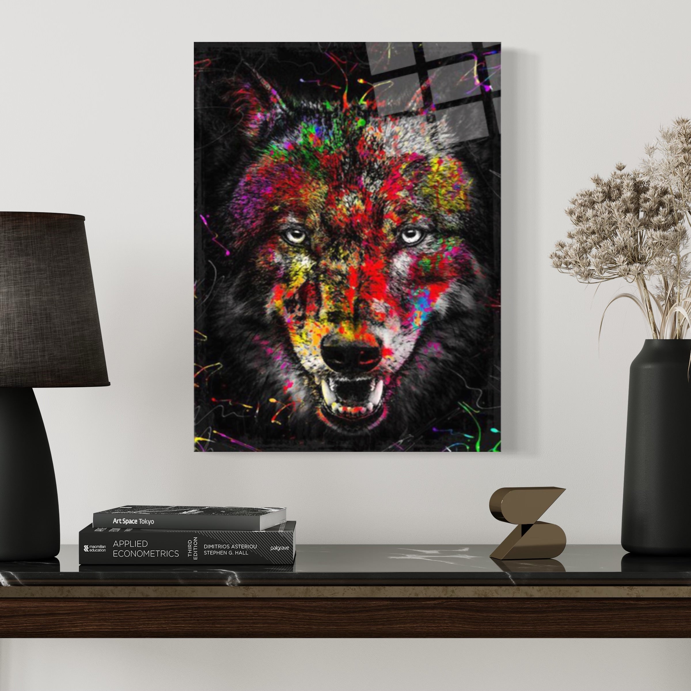 Wolf Abstract Wall Art
