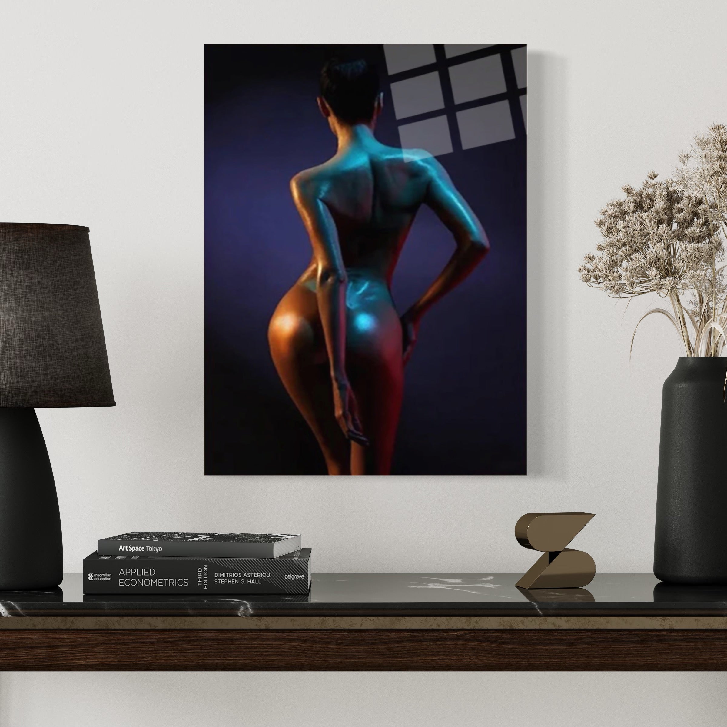 Dunkle Wandkunst für Frauen