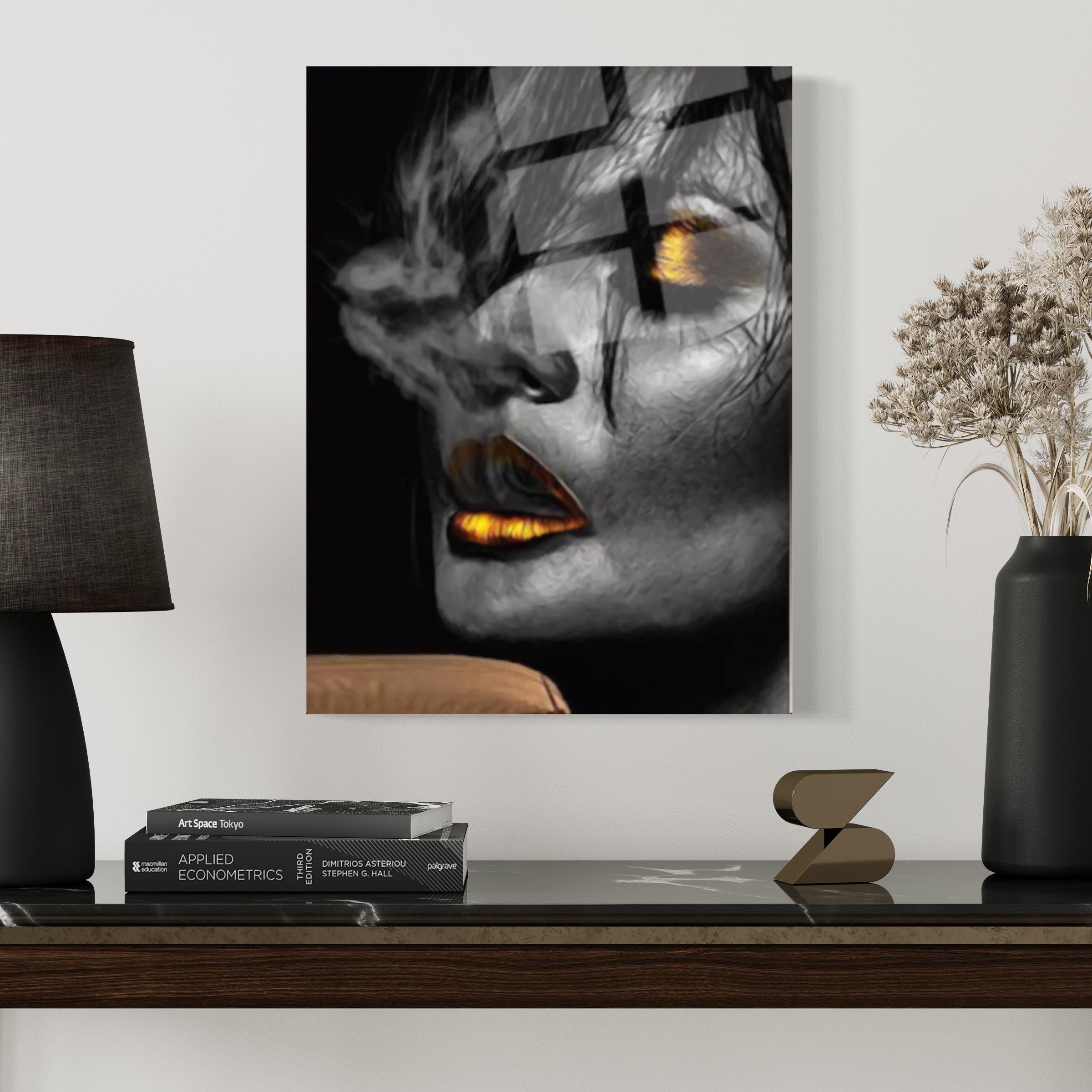 Woman Inhale Wall Art