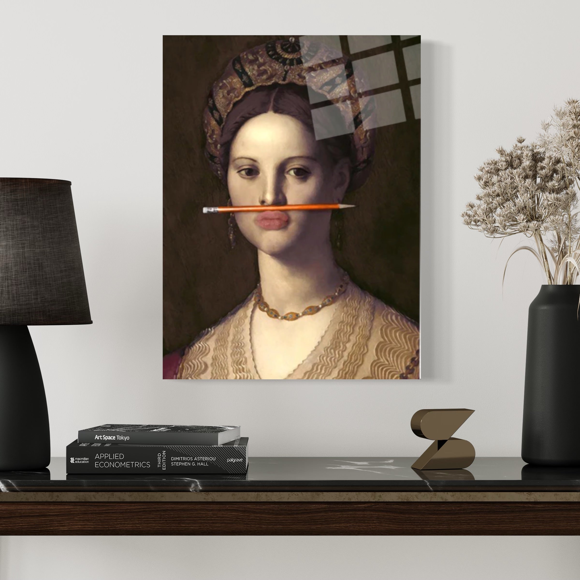 Frau Bleistift Wandkunst