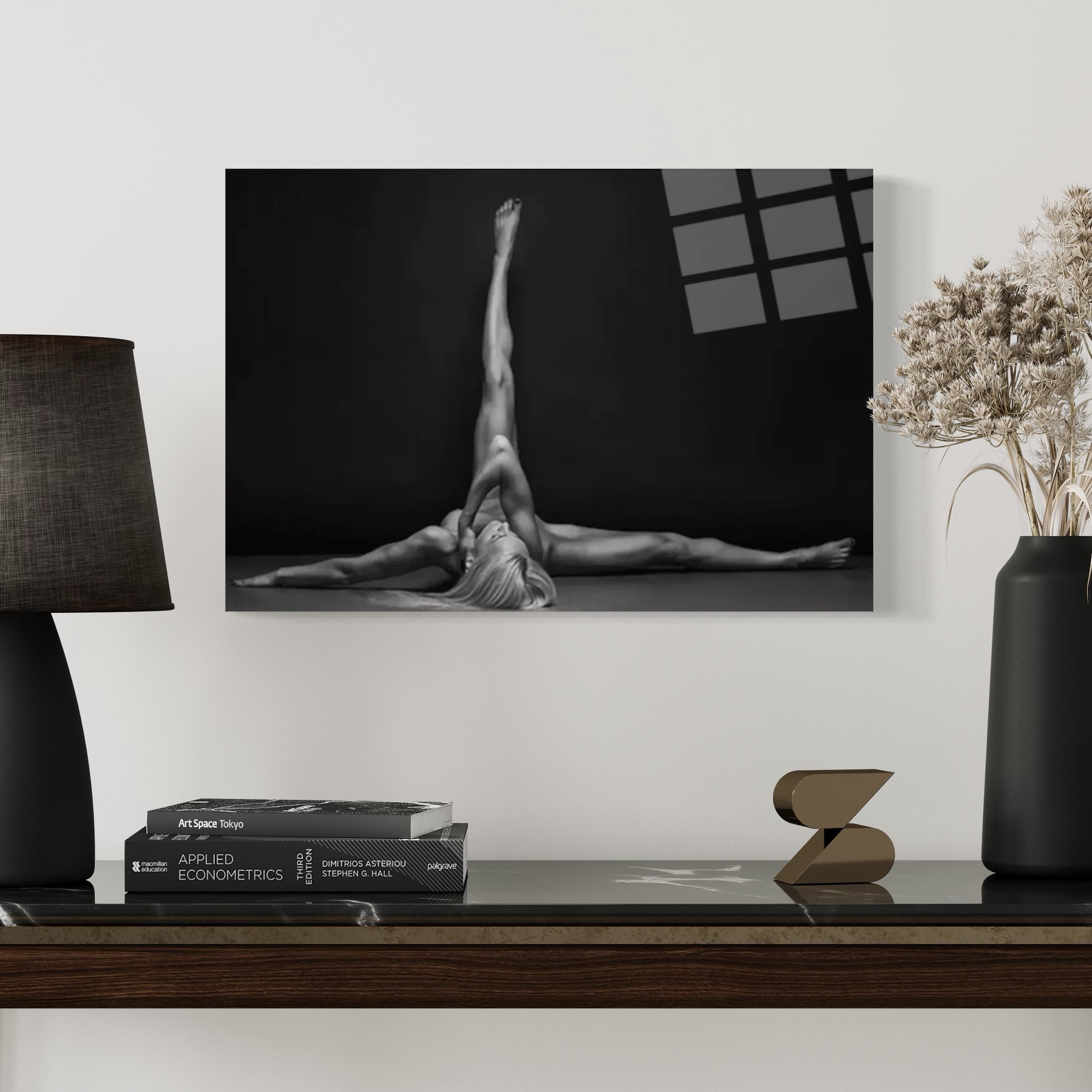 Woman Stretching Wall Art
