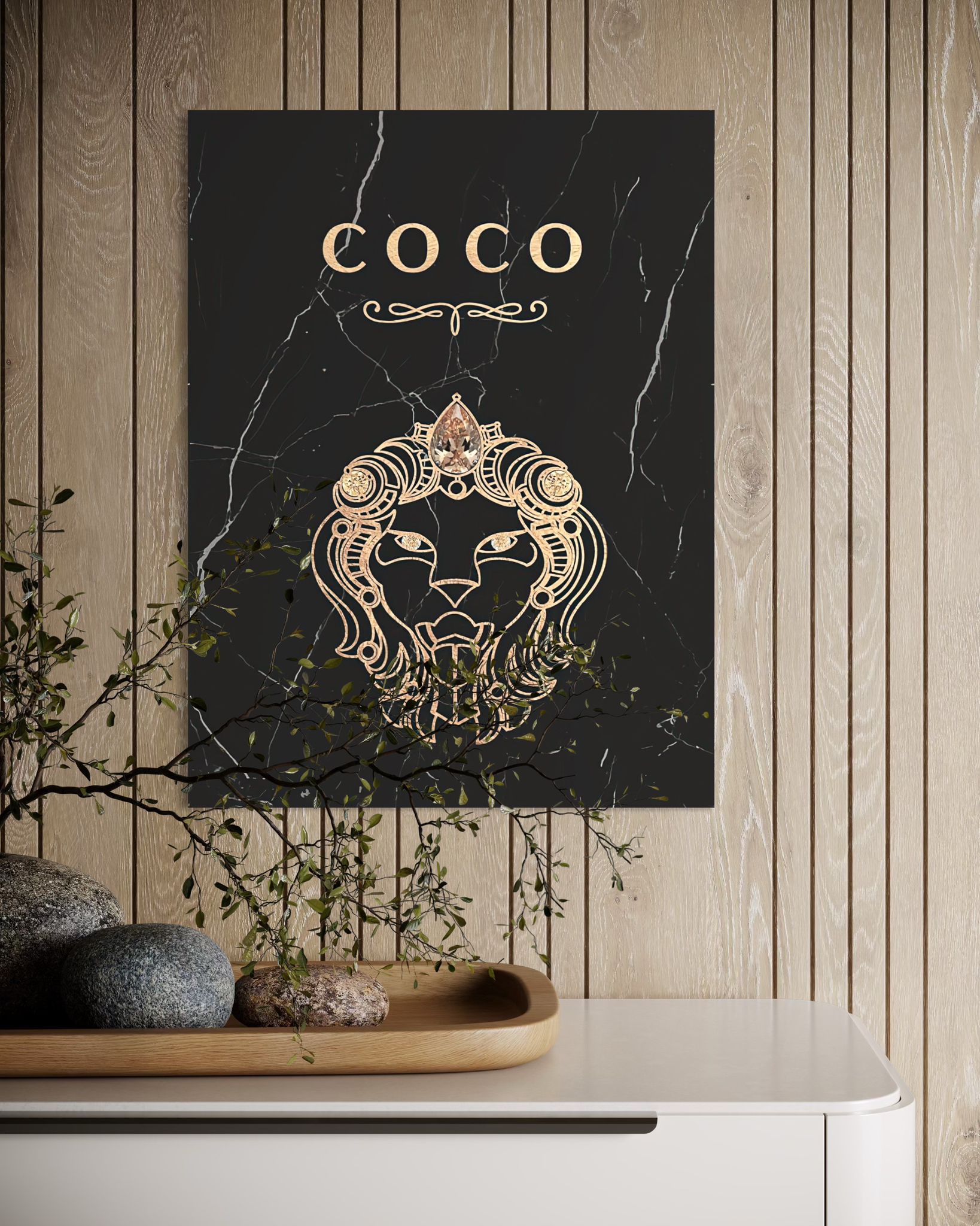 Coco-Wandkunst
