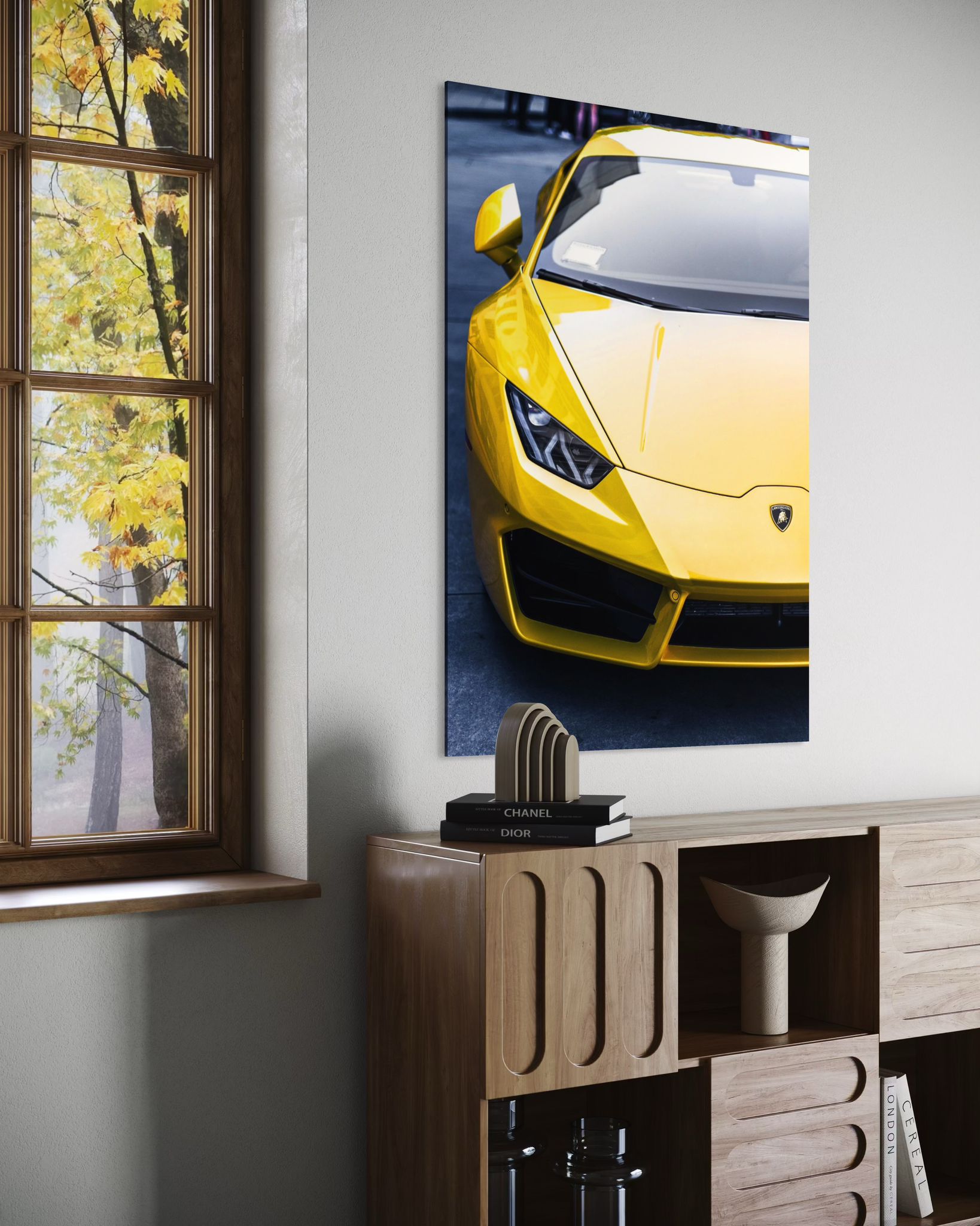 Yellow Lamborghini