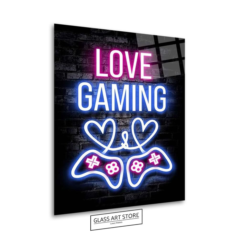 Love Gaming Wall Art