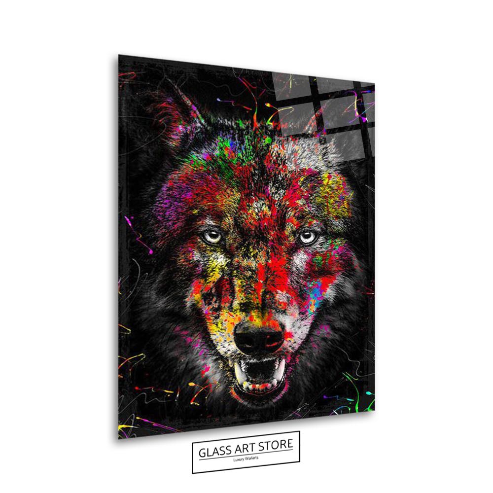 Wolf Abstract Wall Art