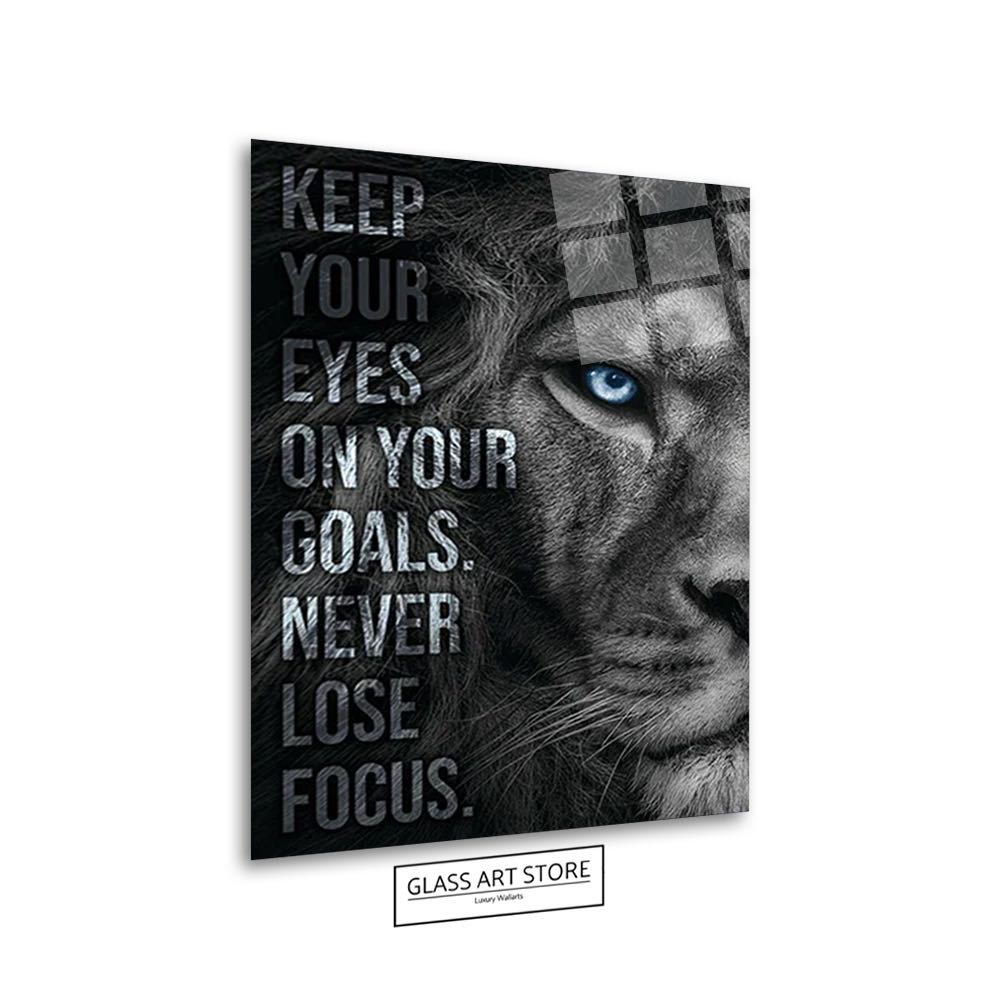 Keep Your Eyes Quote Wall Art