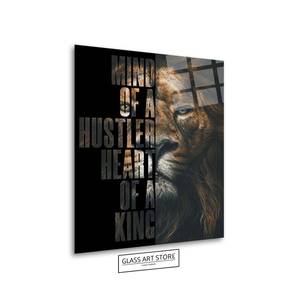 Mind Of A Hustler Quote Wall Art