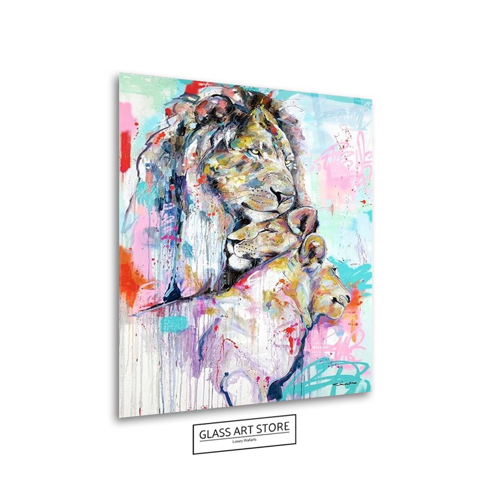Lion Family Wall Art
