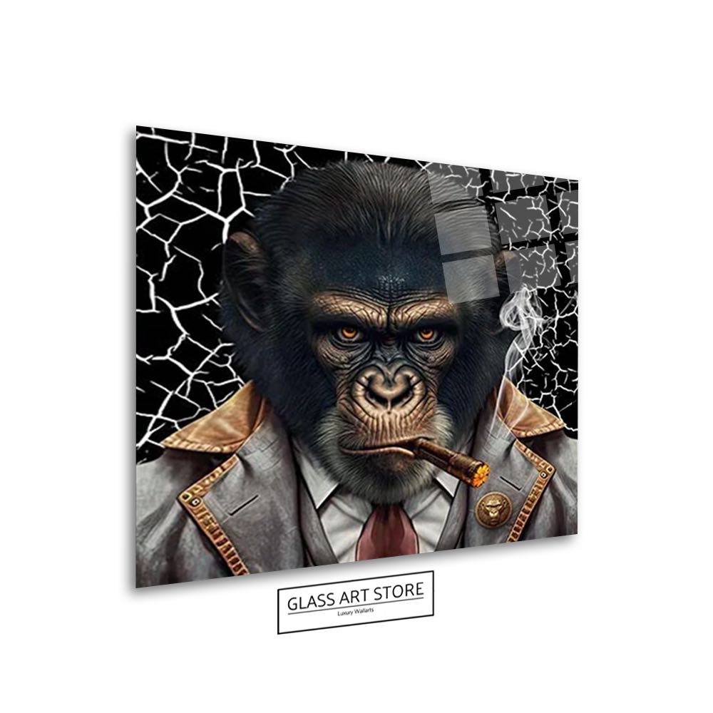 Monkey Smoking Wall Art