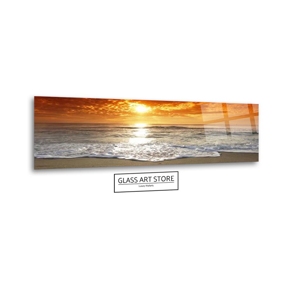 Sunset Sea Wall Art
