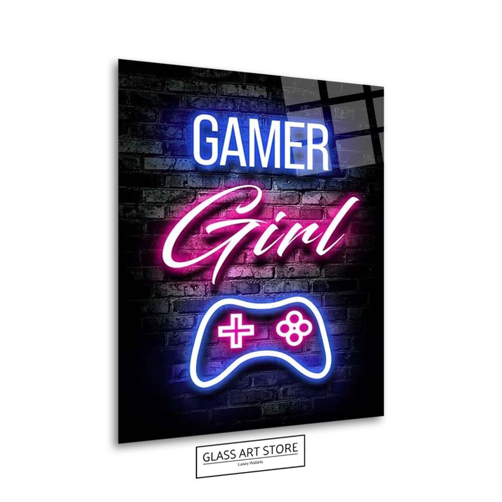 Gamer Girl Wall Art