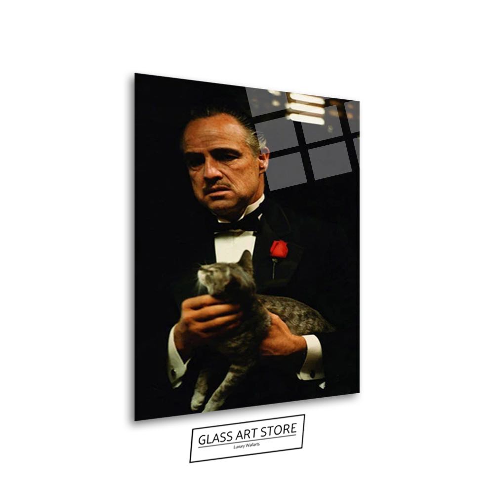 Gangster Vito &amp; Cat Wandkunst