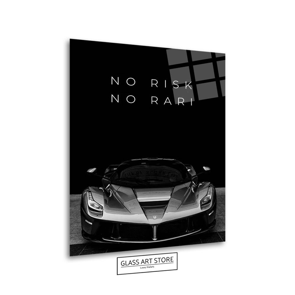 No Risk No Rari Quote Wall Art