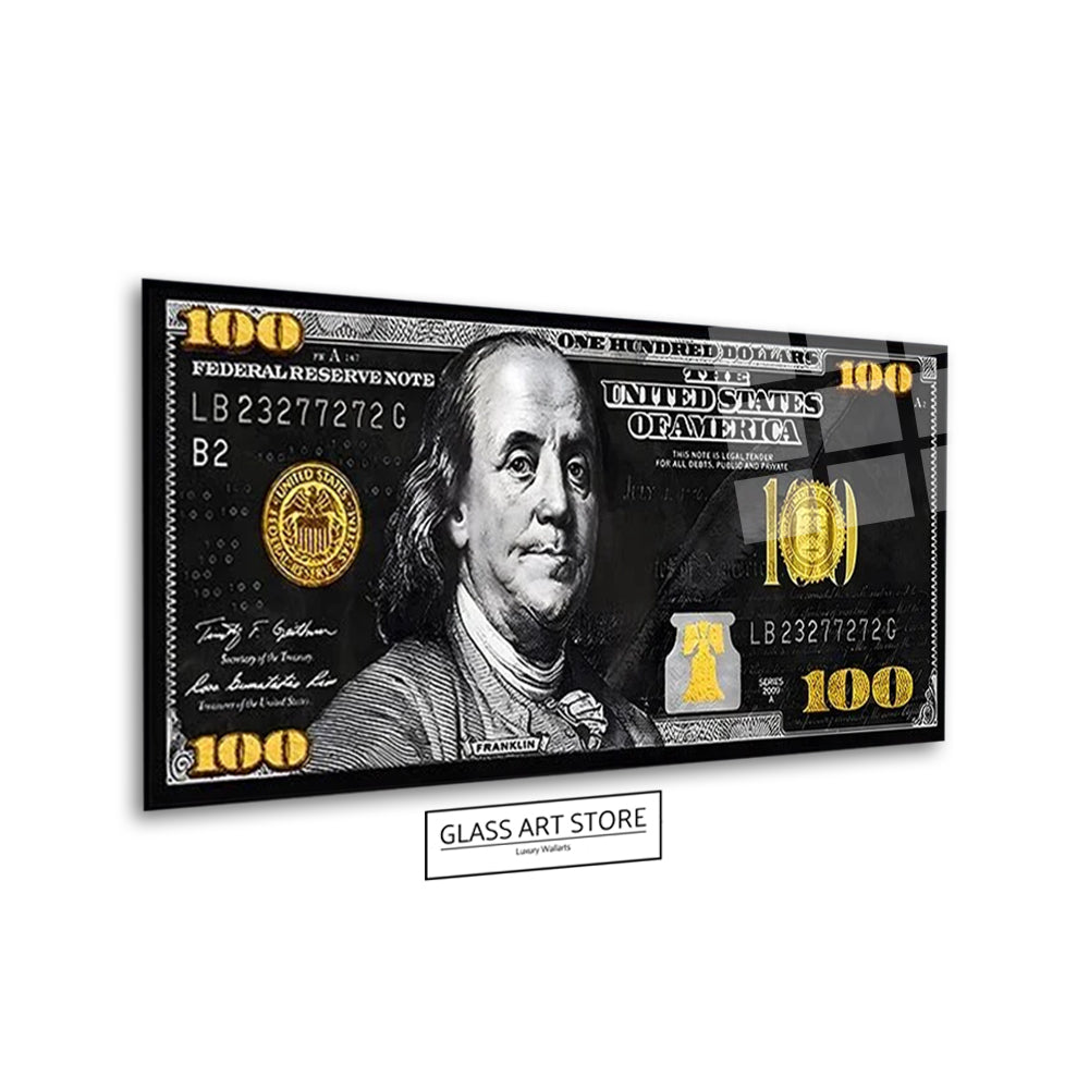 Dollar Bill 100 Wandkunst