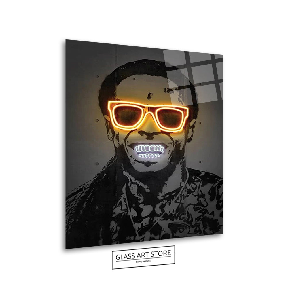 Berühmte Rapper Lil Wandkunst