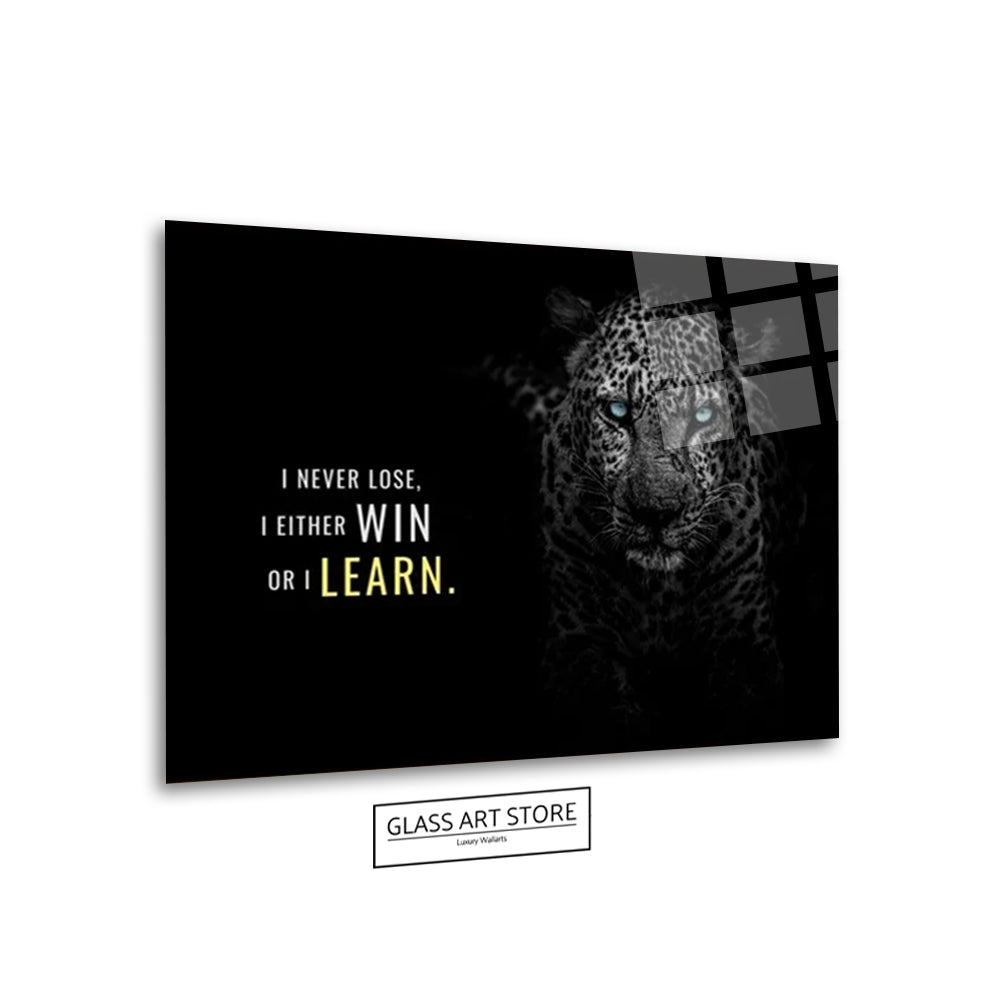 Motivational Leopard Wall Art